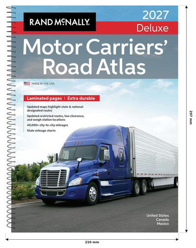 Rand McNally 2027 Deluxe Motor Carriers' Road Atlas