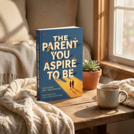 The Parent You Aspire To Be - book on reading nook table